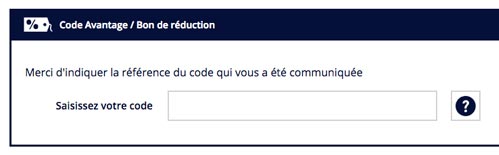 Utiliser un code promo Air france