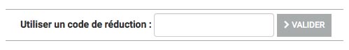Saisir code réduction Alltricks