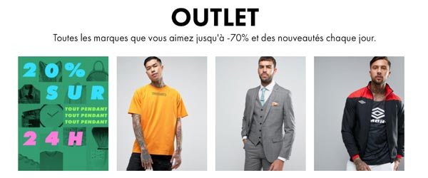 L'outlet Asos et ses réductions