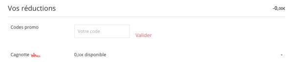 Ajouter un code promo sur Auchan Direct