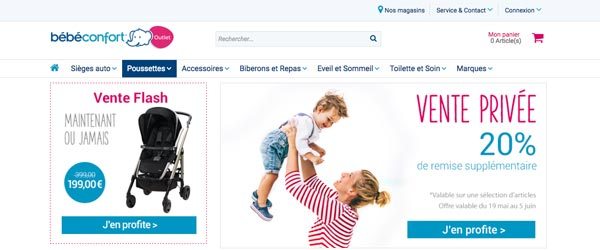 L'outlet de Bebe Confort en ligne