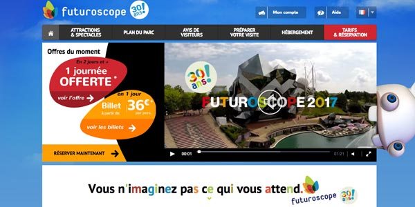 Découvrir le site du Futuroscope