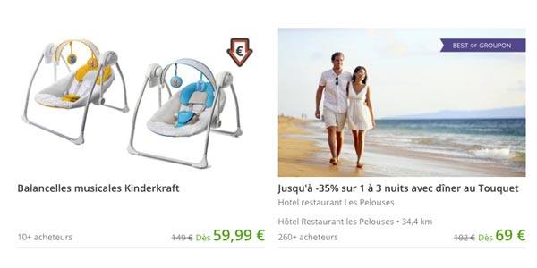 Découvrir les bons plans Groupon disponibles