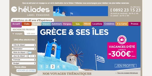 Le site internet de Heliades