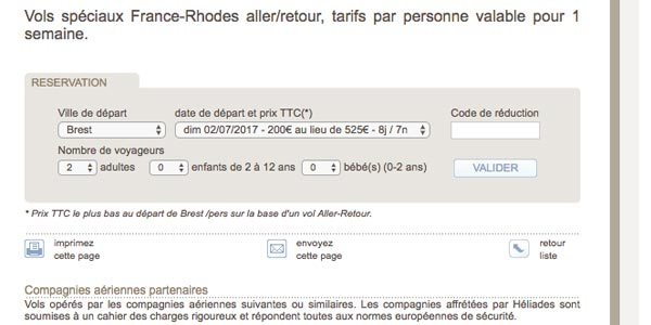 Où saisir votre code réduction Heliades