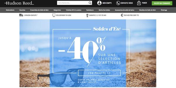 Boutique en ligne Hudson Reed