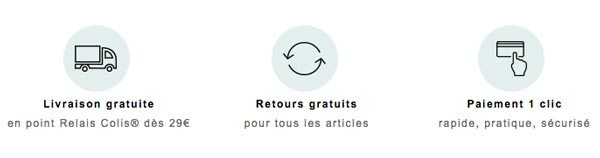 Livraison et retours gratuits sur La Redoute