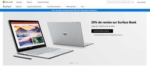 Site Microsoft store