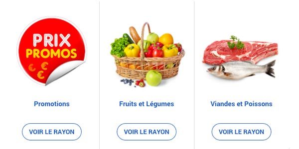 Choisir votre rayon alimentaire