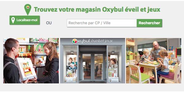 Moteur recherche boutiques Oxybul