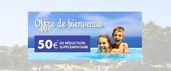 50€ de réduction Pierre et Vacances