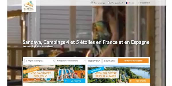 Le site Sandaya