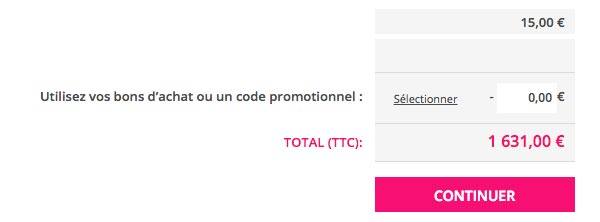 Utiliser un code promotionnel sur Showroomprive