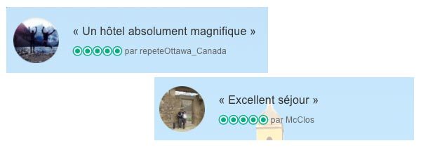 Les avis clients sur Tripadvisor.fr