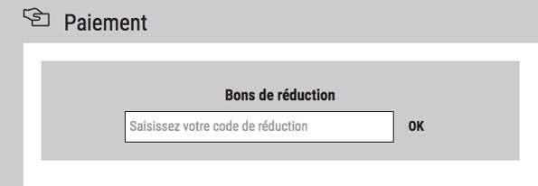 Saisir un code de réduction Vinatis