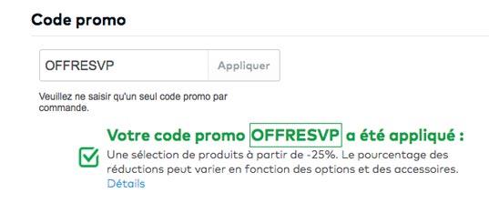 Utiliser son code promo Vistaprint