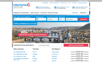 Le site Interhome