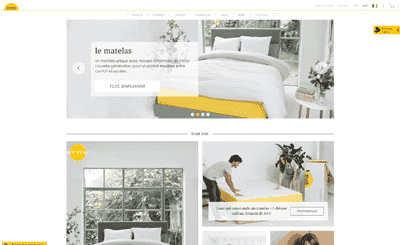 Le site Eve Matelas