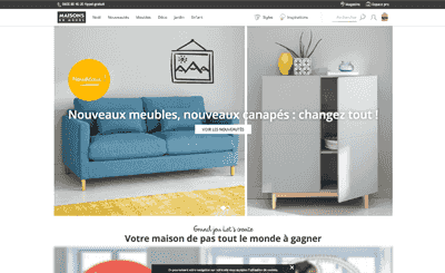 Le site Maisons du Monde