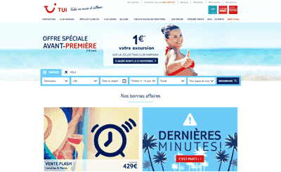 Le site TUI