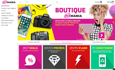 Le site Pixmania